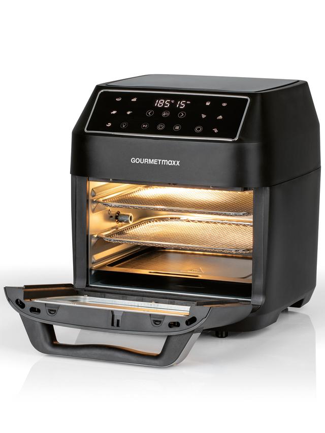 GOURMETmaxx 4-in-1 Multifunktions-Airfryer mit 60-Minuten-Timerfunktion, 12 L, 1700 W