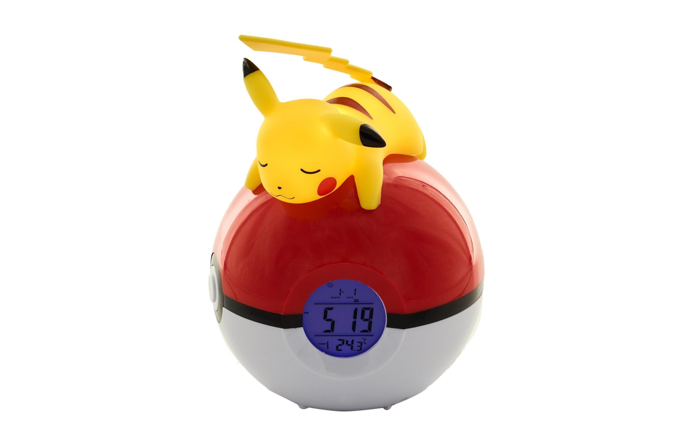 Teknofun Projektionswecker »liegender Pikachu mit LED-Lampe«