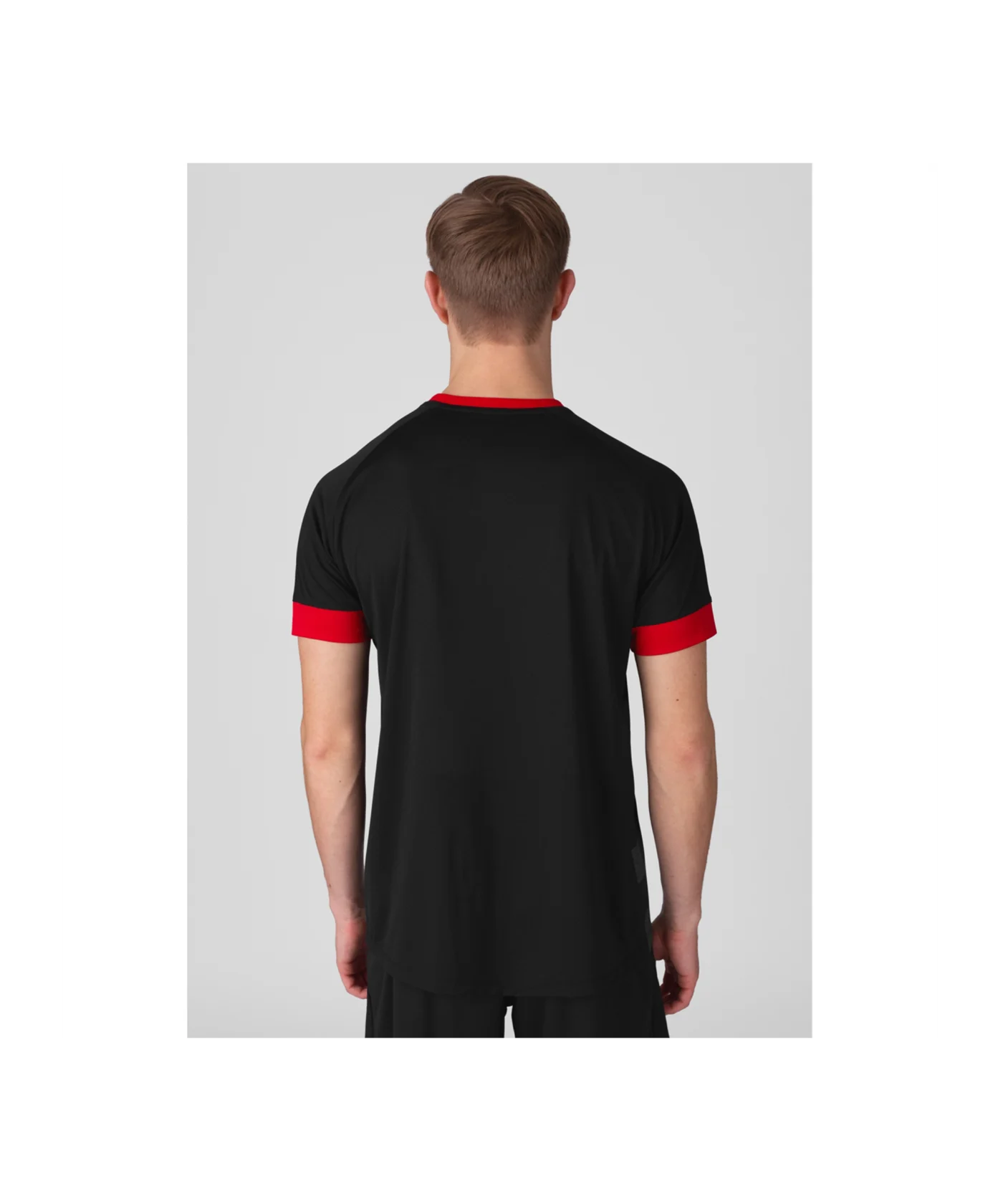 JAKO Celtic Melange KA Trikot Schwarz Rot F809
