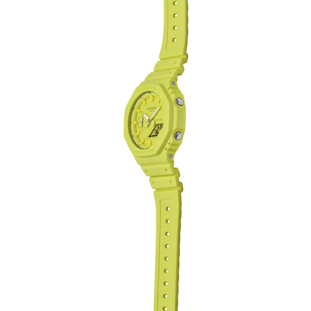Montre CASIO G-SHOCK homme bracelet résine jaune