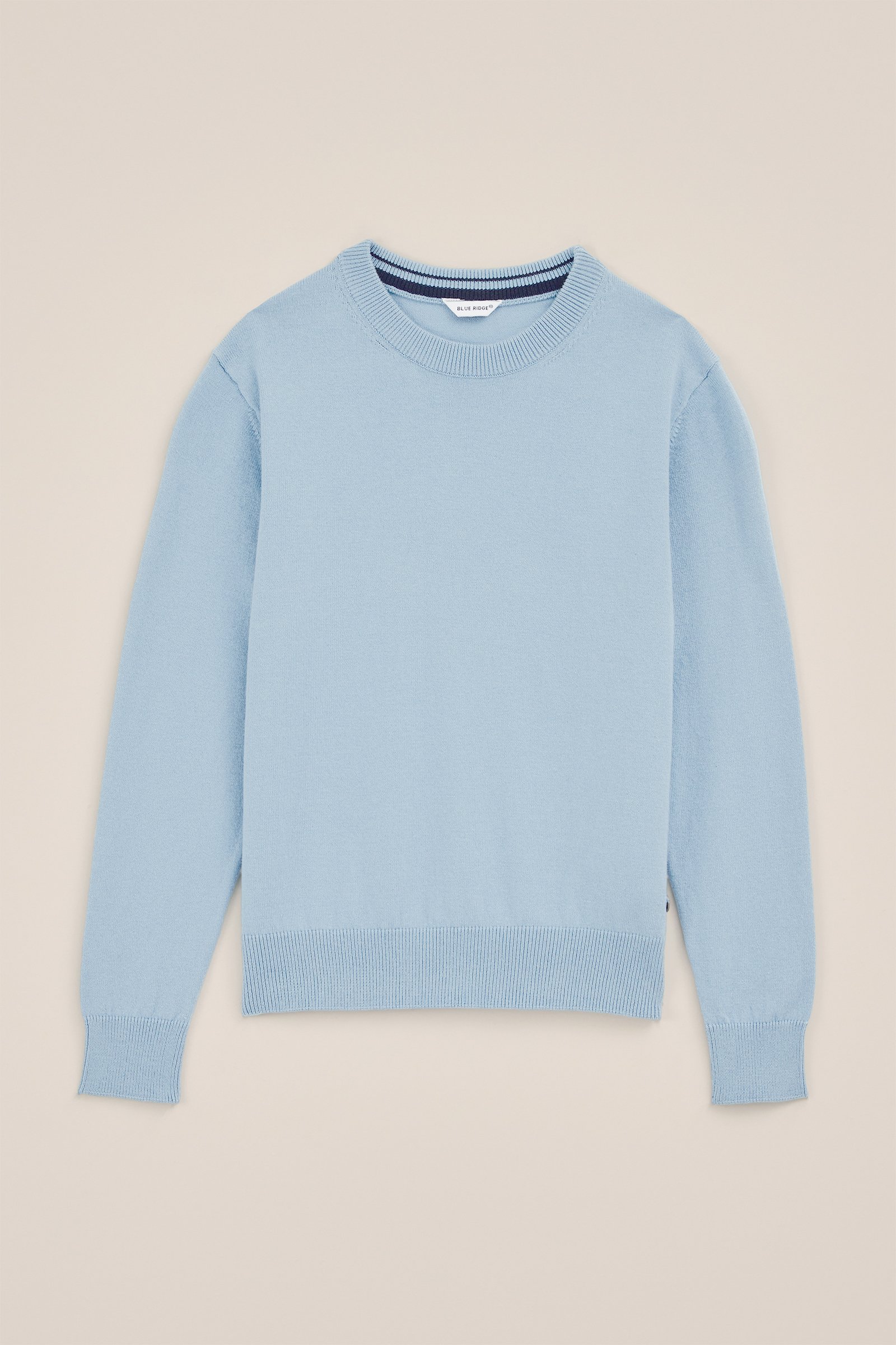 Jongens fijngebreide trui WE Fashion IJsblauw