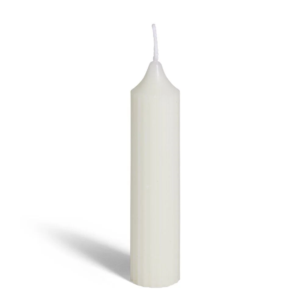 Bougie bâton Ø3,4xH15,5cm - 3 coloris