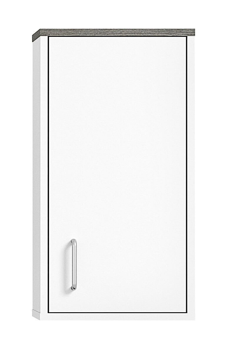 Hängeschrank Los Angeles Weiß/Rauchsilber NB