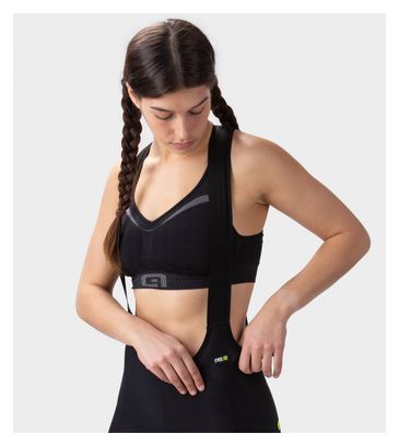 Cuissard Court Femme Alé Sella Plus Noir/Blanc