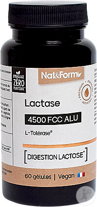 Nat&Form Lactase 60 Gélules