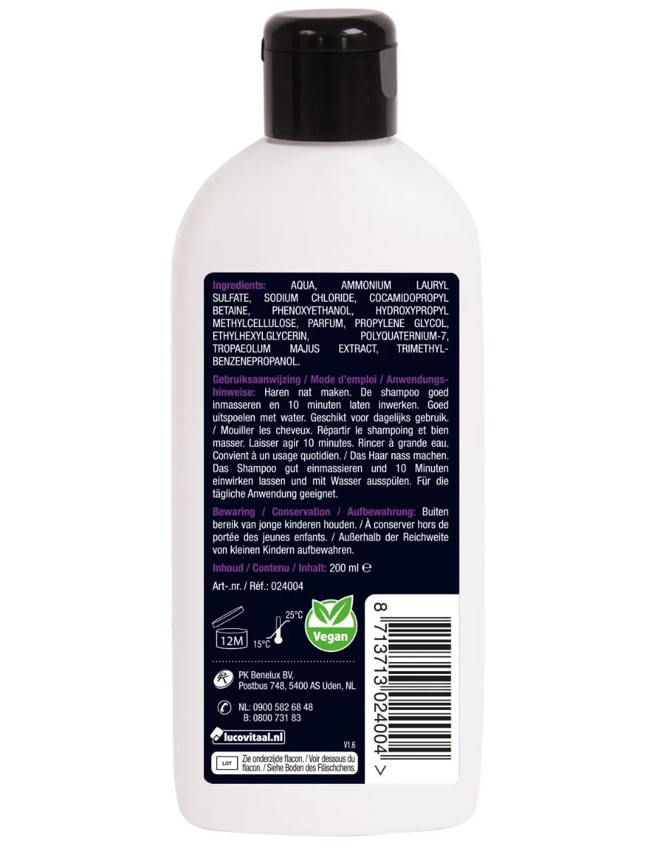 Shampoo bij Haaruitval 200 ml