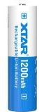 Xtar - 14500 - Accu - 1200mAh - Met Bescherming
