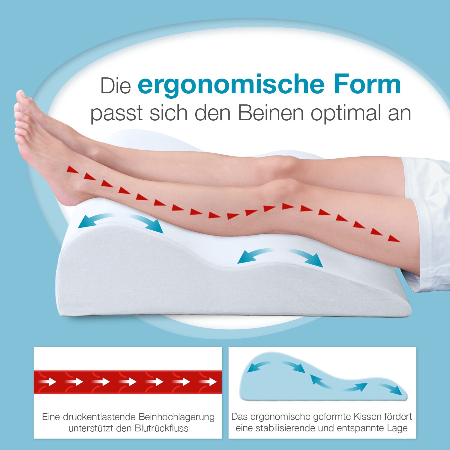 Bestschlaf Ergonomisches Bein-Lagerungskissen »Visko« Visko