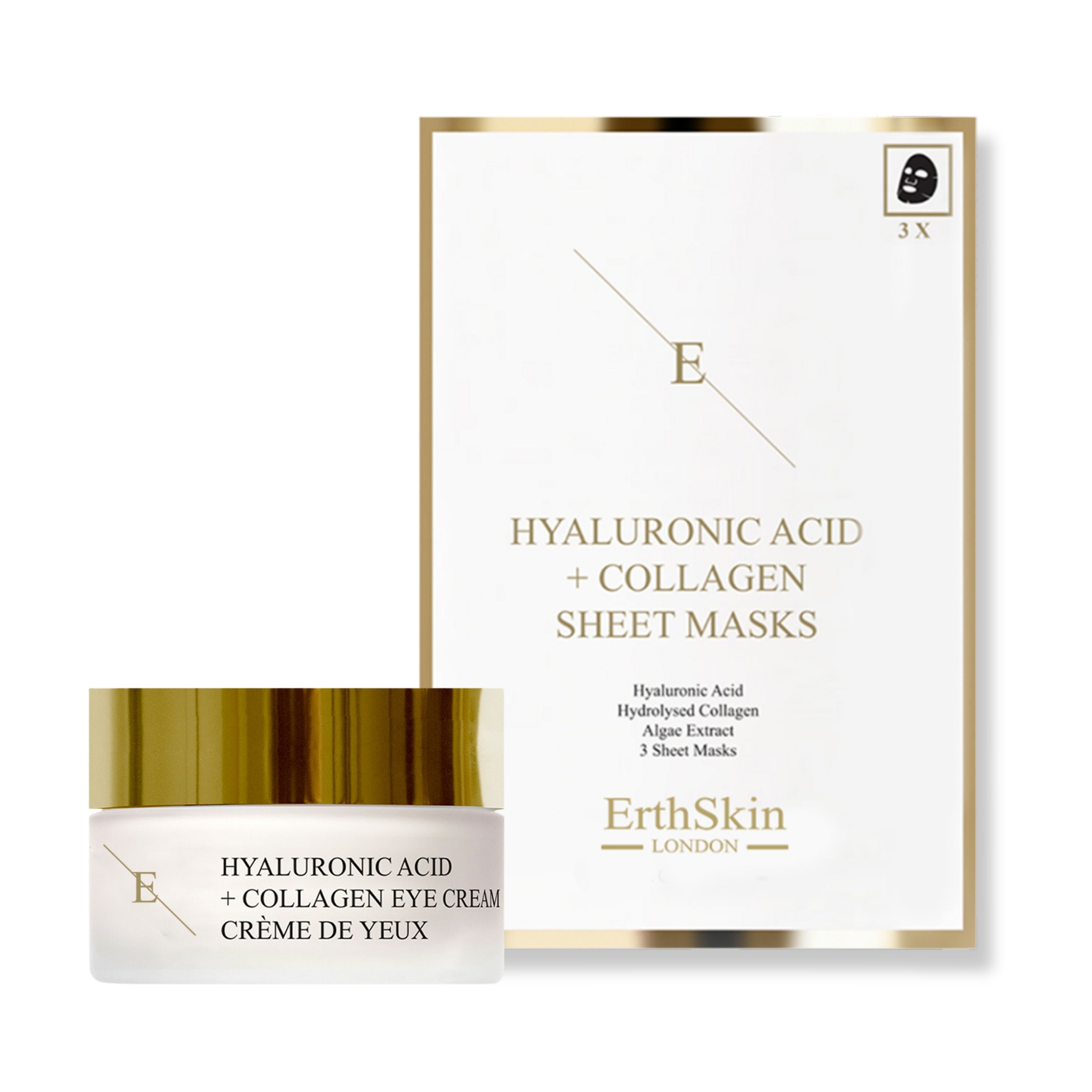 Erth skin london Kollagen Augenpflege Set