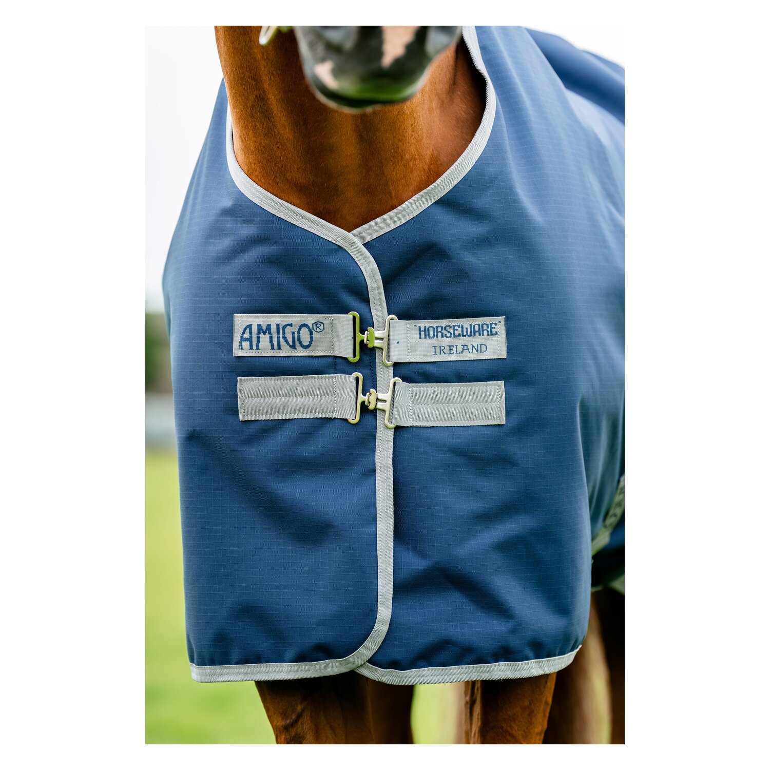 HORSEWARE Weidedecke AMIGO Ripstop 900 Denier, 50g - navy/titanium grey