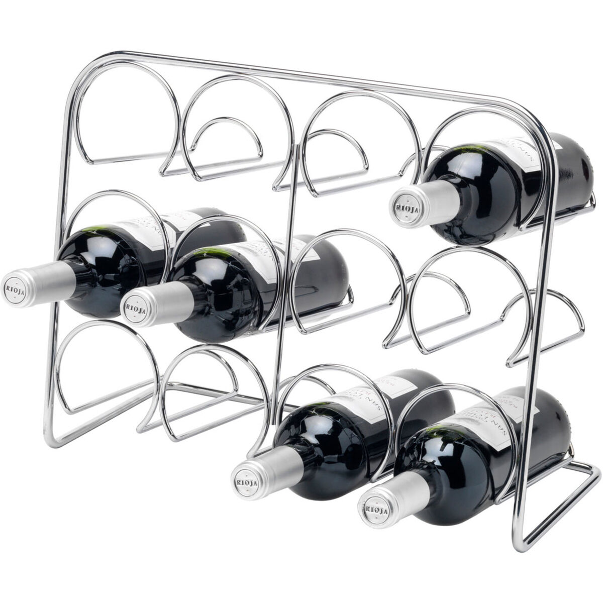 Pisa Vinstativ Krom 12 flasker