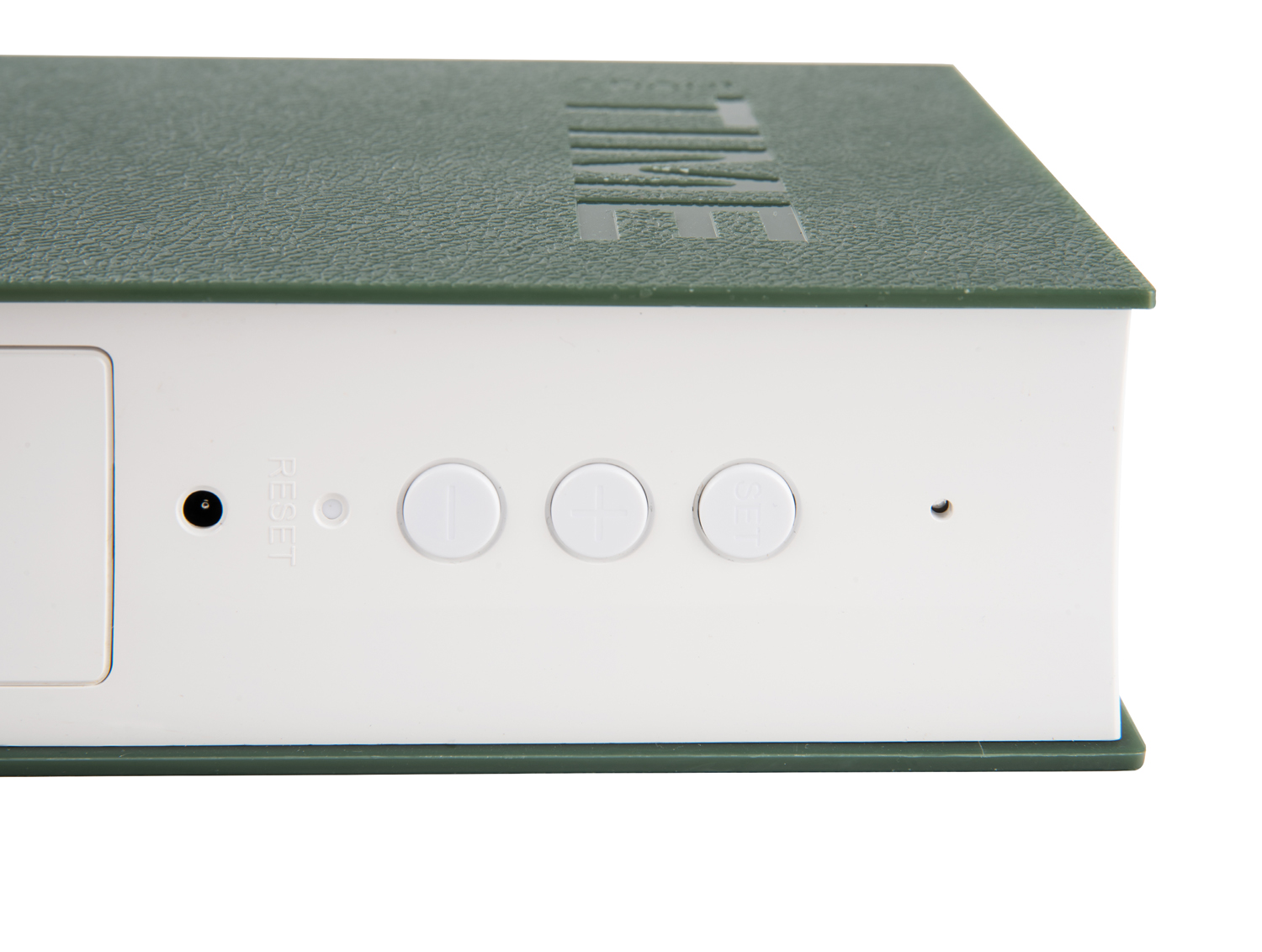 Alarm clock Book LED ABS jungle green
