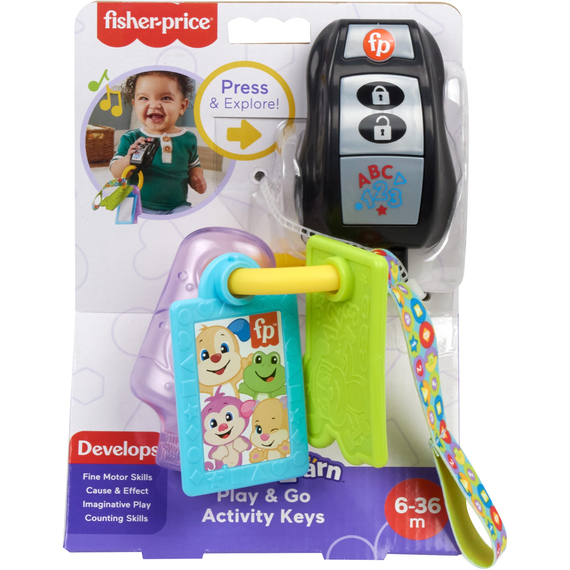 Mattel Beißring Play & Go Activity Keys