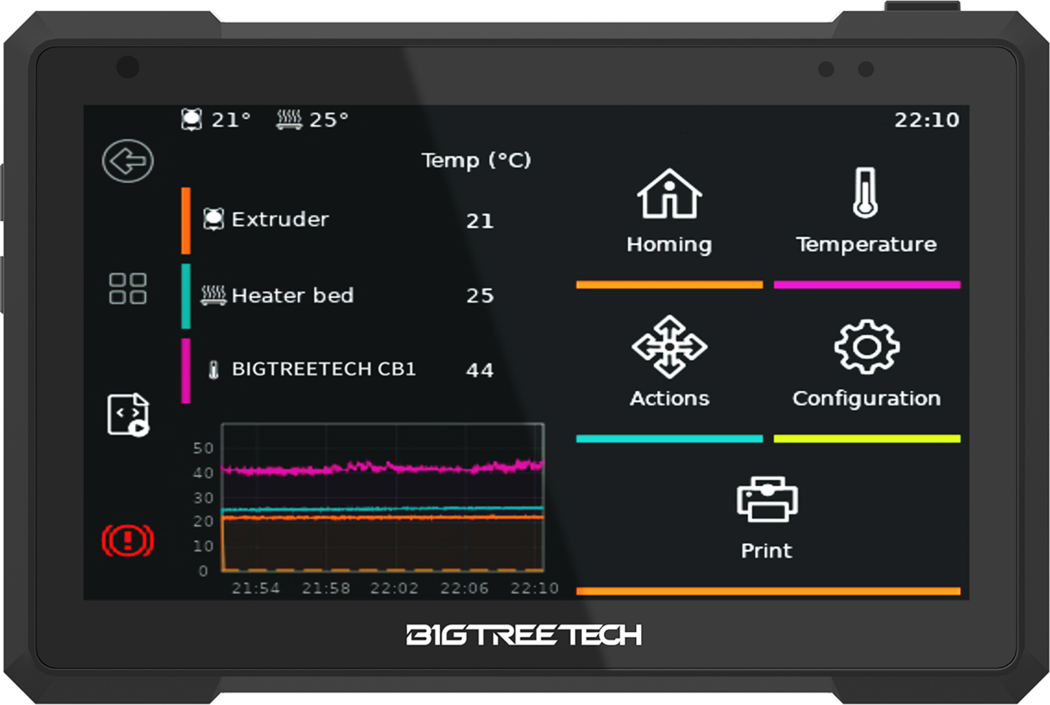 BIGTREETECH  Pad 7, 1 Stk    Kapazitiver 7 Zoll-IPS-Touchscreen mit Touch-Feedback