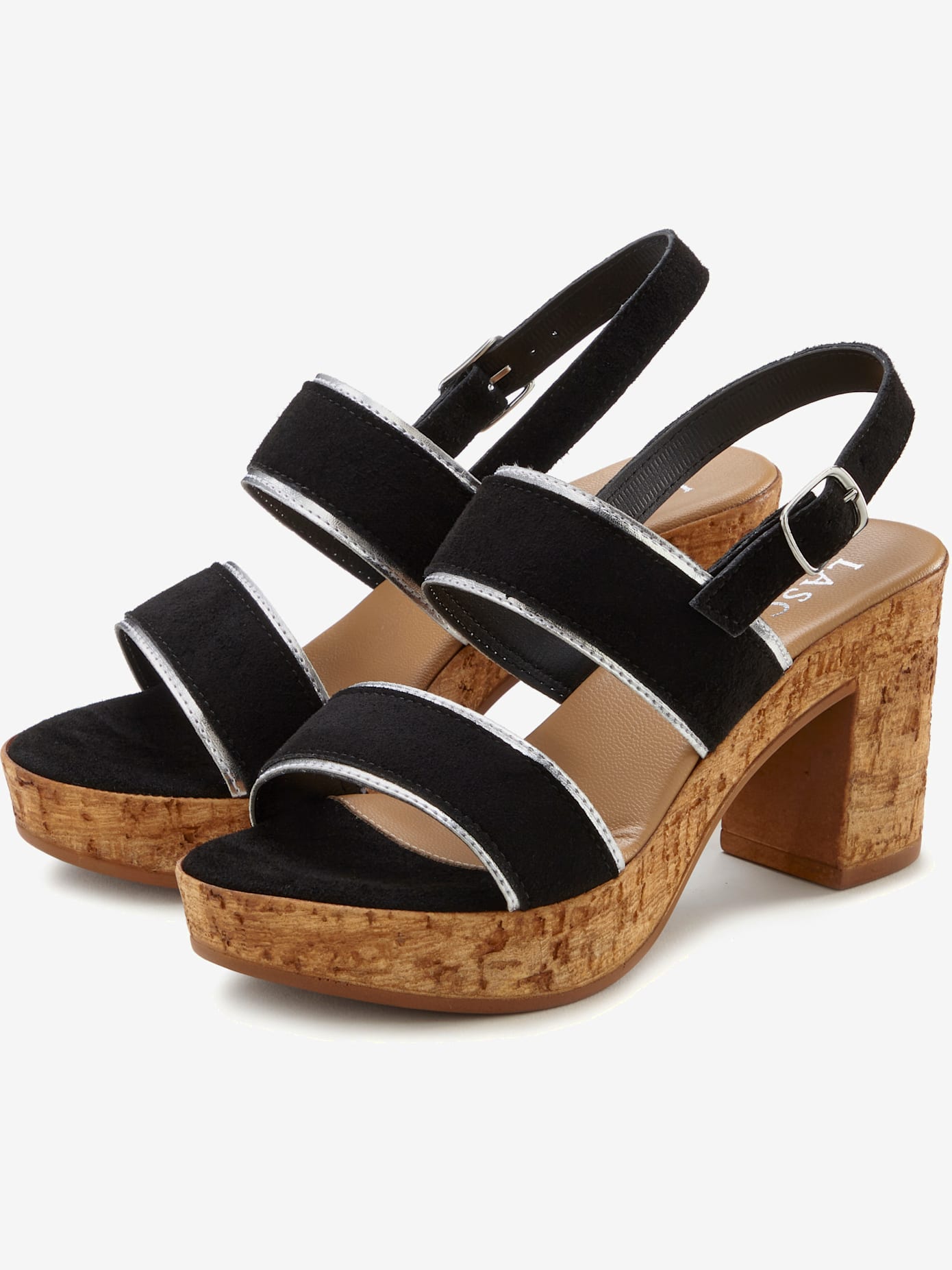 Sandales compensées cuir de qualité