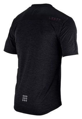 Maillot Manches Courtes Leatt MTB Trail 1.0 Noir
