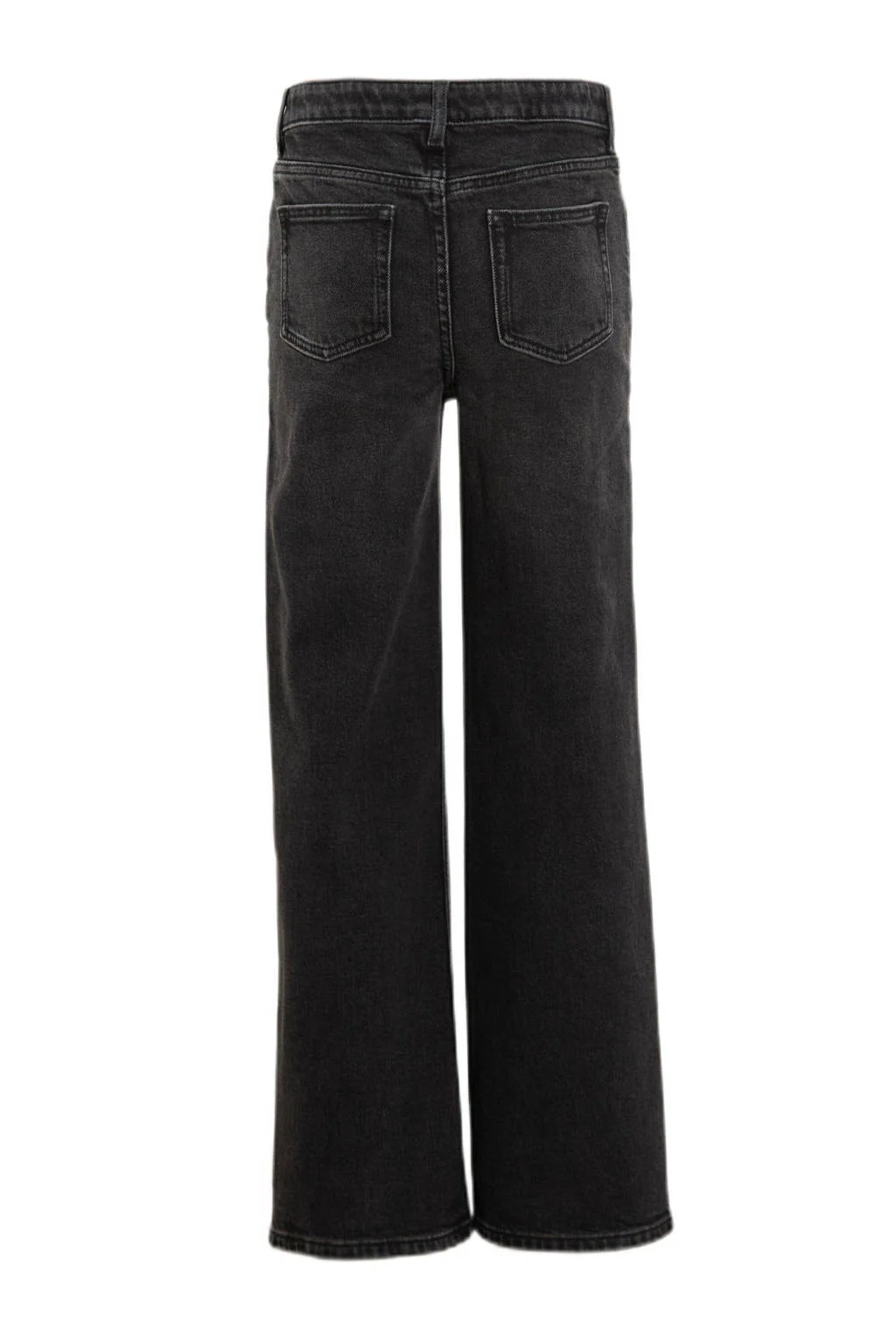 anytime wide leg jeans zwart