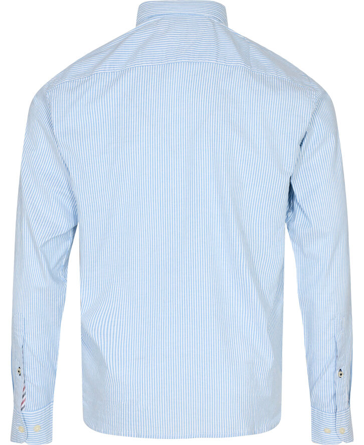 Tommy Hilfiger CORE 1985 FLEX OXF STP RF SHIRT Copenhagen blue / white