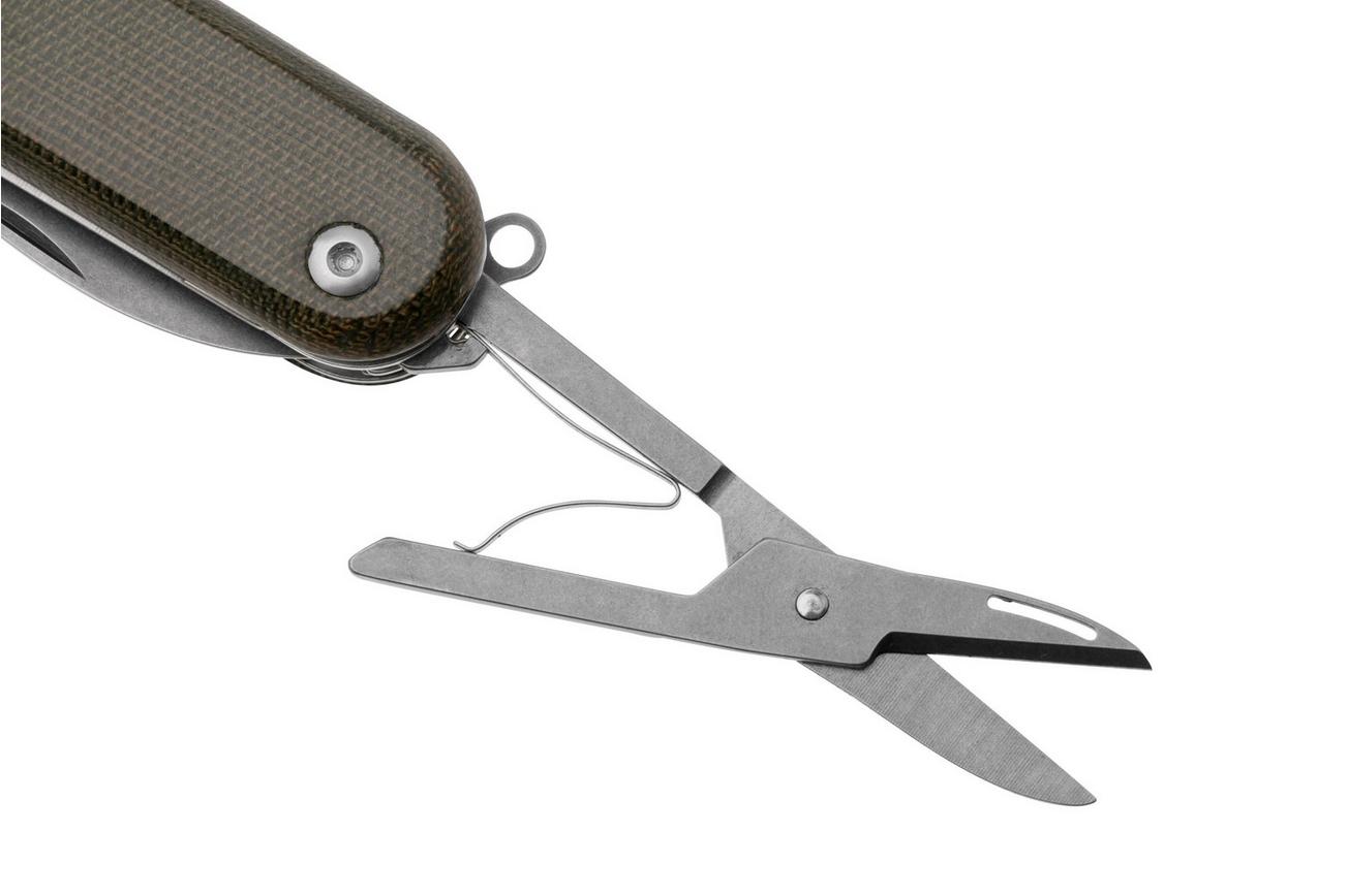 MKM Malga 5 MP05MAG-GC Magnacut Green Canvas Micarta, zakmes