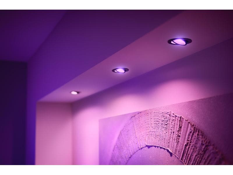 Philips Hue White & Color Ambiance Centura Einbauspot 3er- Atmosphärische Beleuchtung in 16 Millionen Farben