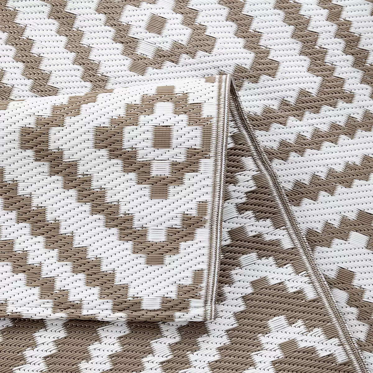 Flachwebteppich Sun Beige