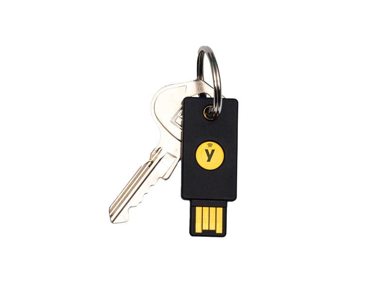 Yubico YubiKey 5 NFC FW 5.7 USB-A, 1 Stück YubiKey 5-Serie: Der Sicherheitsschlüssel mit Unterstützung mehrerer Protokolle