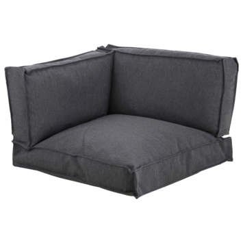 Hoekset palletkussen Urban grijs - set van 3