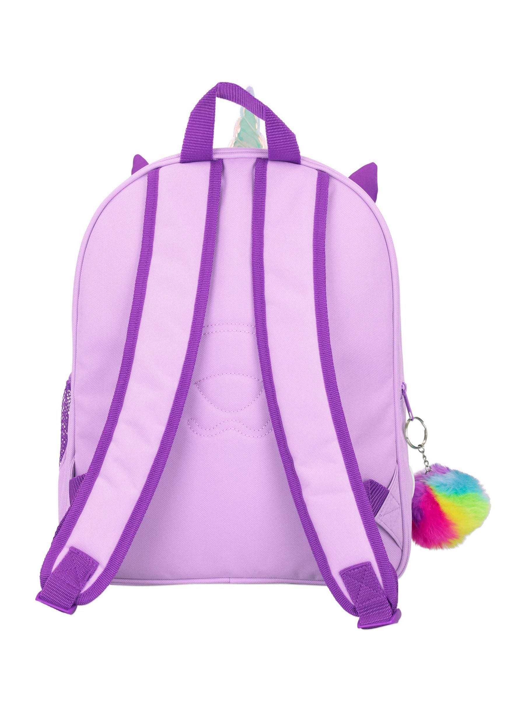 Harry Bear Unicorn Backpack with Pom Pom Keyring