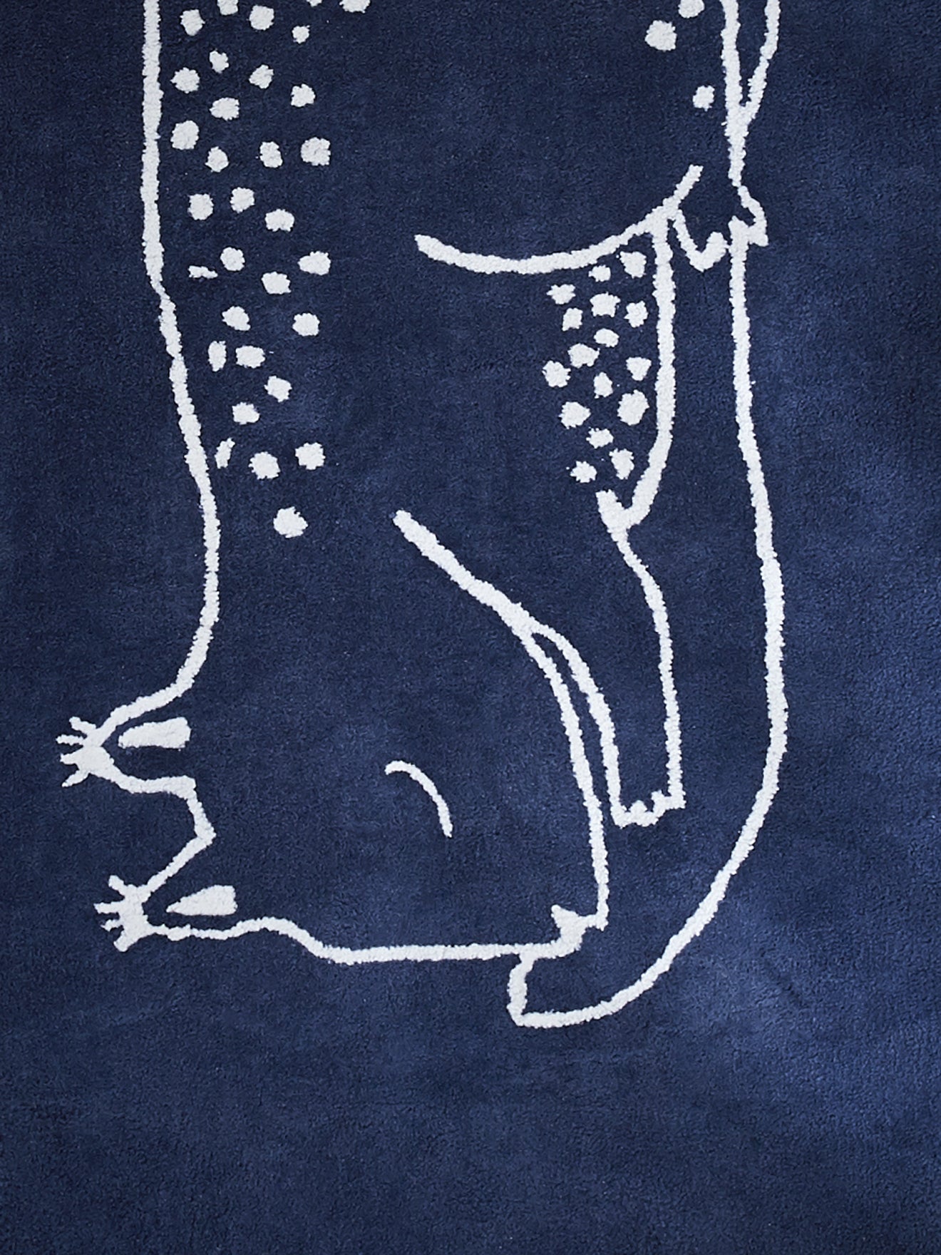 Tapis tufté écureuil