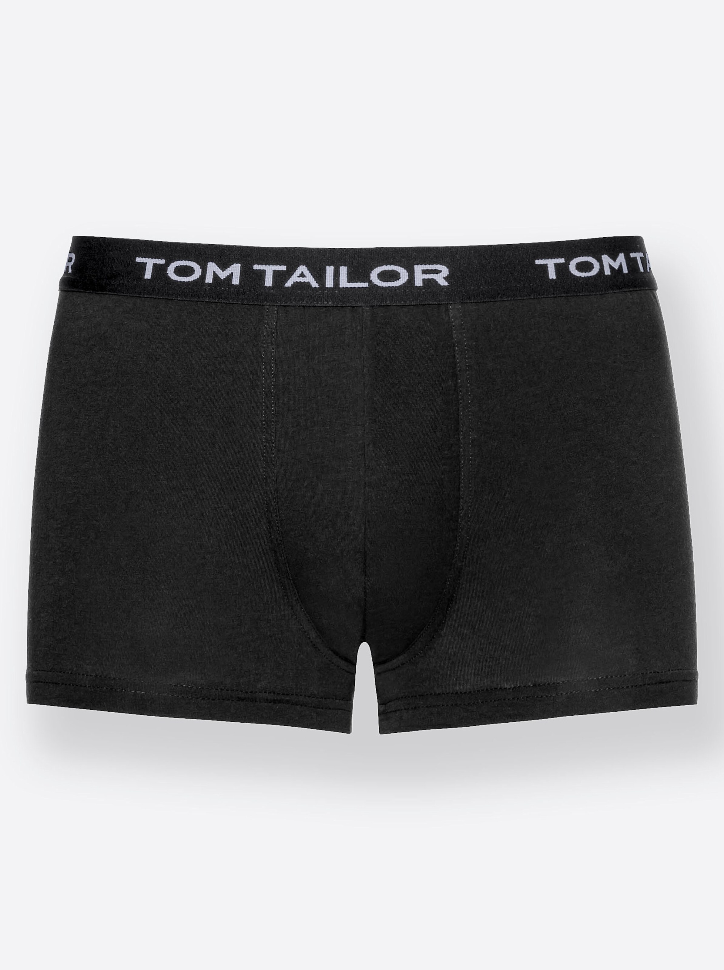 TOM TAILOR Pants in 3 Stück schwarz