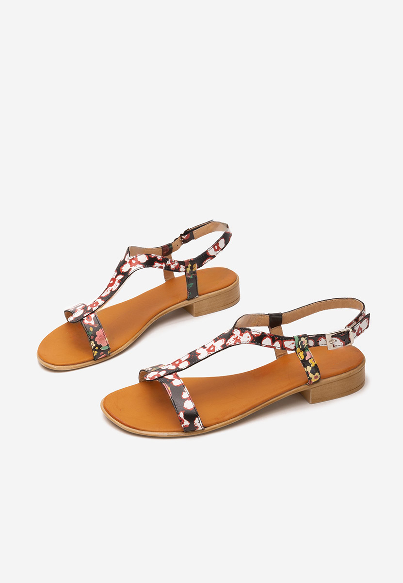 Sandales en cuir femme multicolores Nocella V2