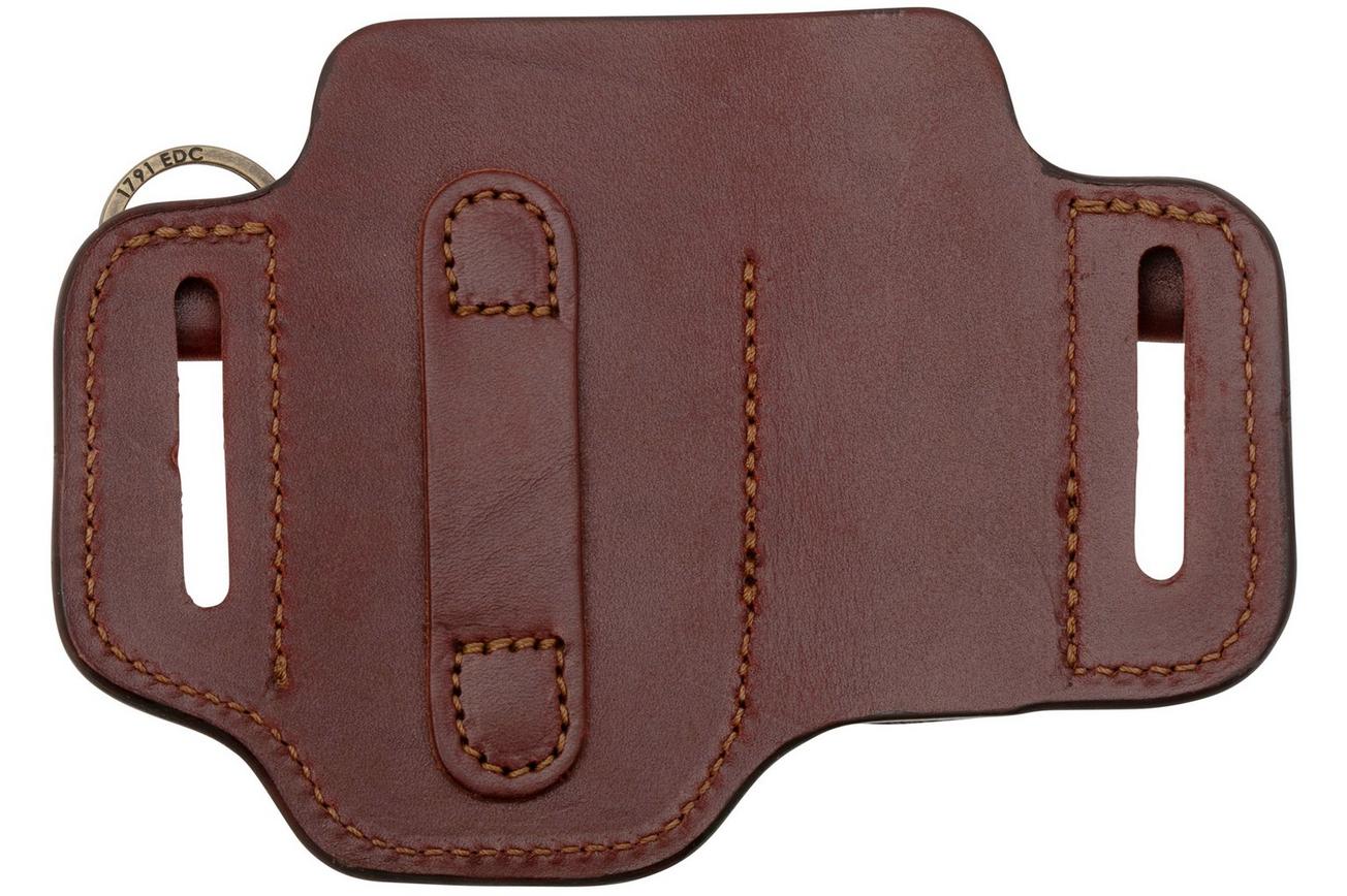 1791 EDC Heavy Duty Easy-Slide Large Flex Tool Organizer EDC-HD-ES-LF-CHN-A Chestnut, lederen riemholster