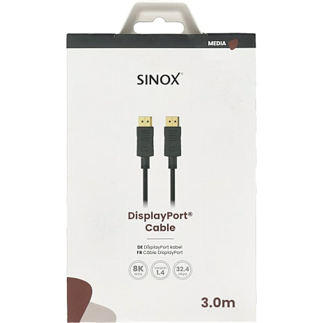 Sinox DisplayPort kabel 3 meter