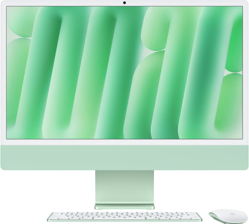 Apple iMac 24 inch M4 (8 core CPU/8 core GPU) 16GB/256GB Groen AZERTY