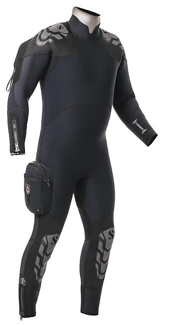 SCUBAPRO - COMBINAISON SEMI ETANCHE NOVASCOTTIA 7-5MM BLACK