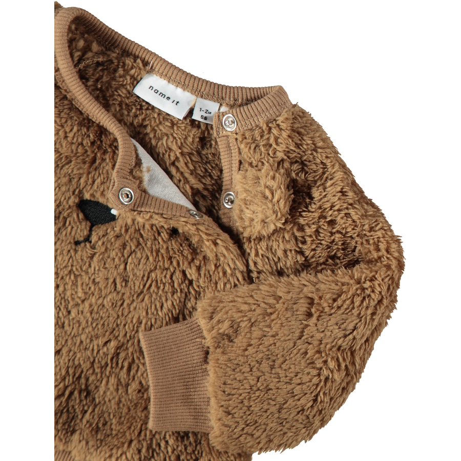 name it Langarmshirt Teddy Nbmsebastian Toasted Coconut