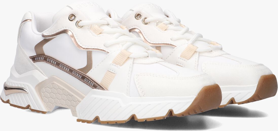 GUESS witte guess lage sneakers carrli