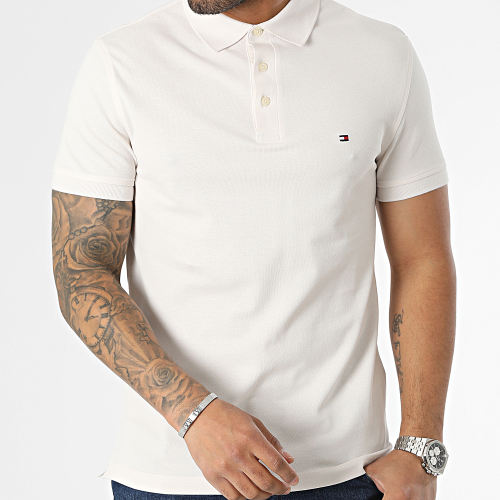 Polo Manches Courtes 1985 Slim 7771 Beige