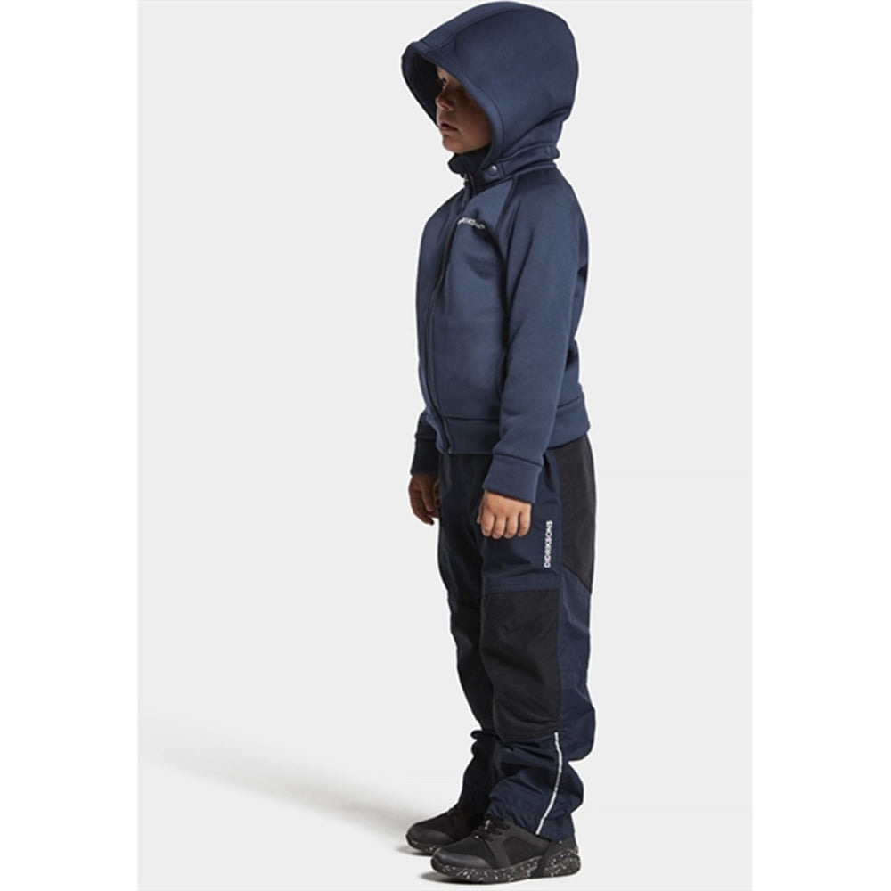 Corin Navy Sweatshirt m. Lynlås | Luksusbaby