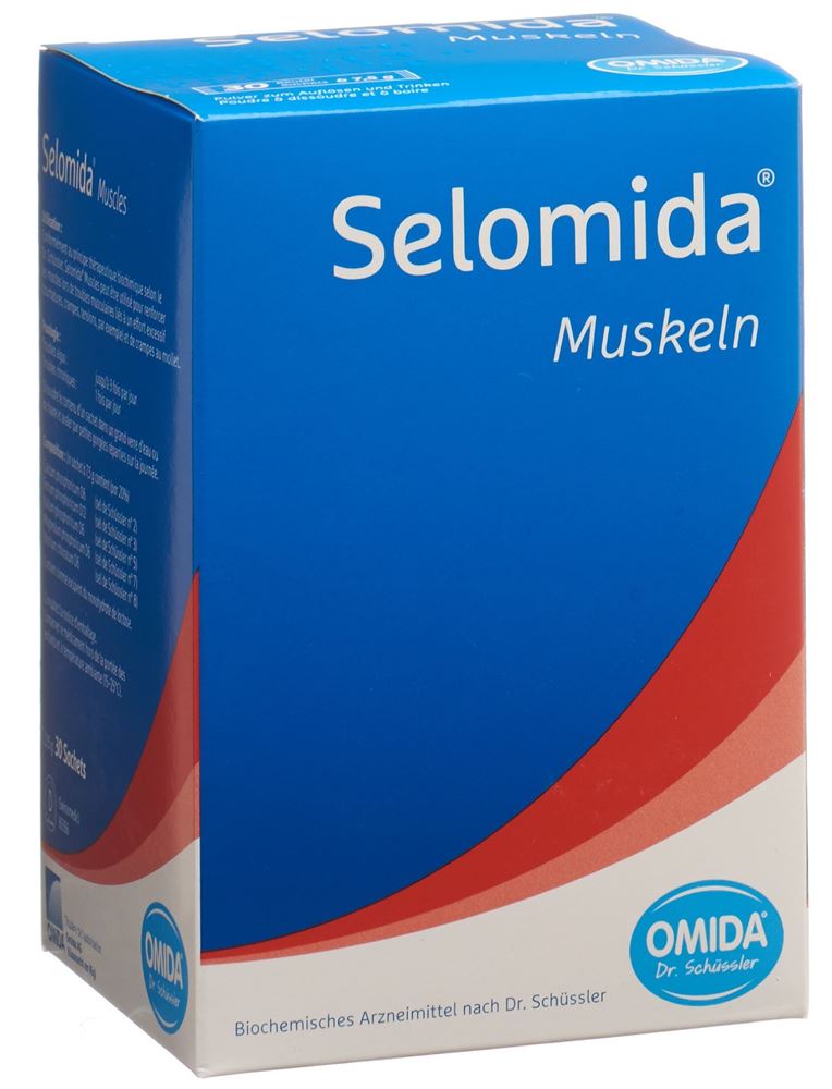 SELOMIDA Muskeln<br>30 × 7.5 g, Beutel, Pulver zum Einnehmen
