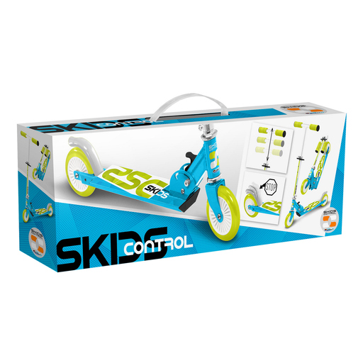 Skate dobrável com controle de derrapagens