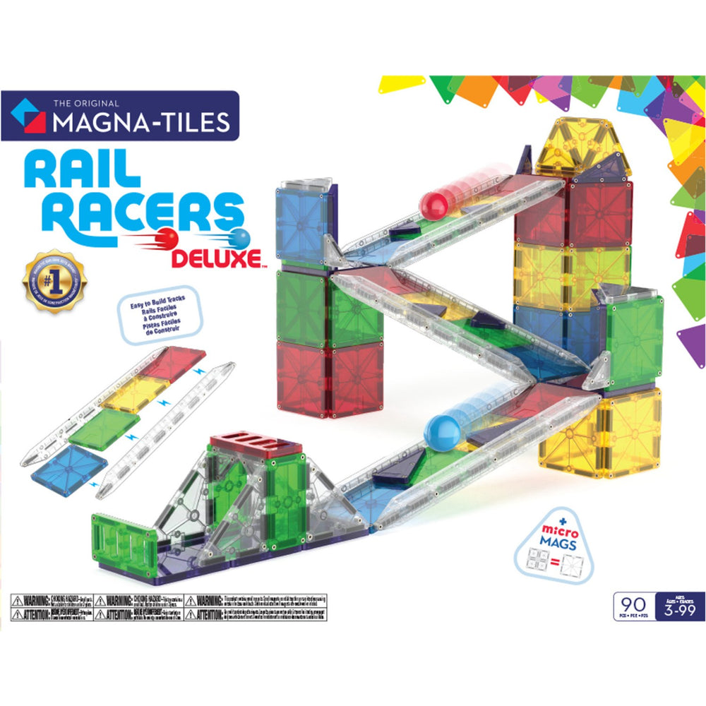 Køb Magna-Tiles® Rail Racer 90 Pcs