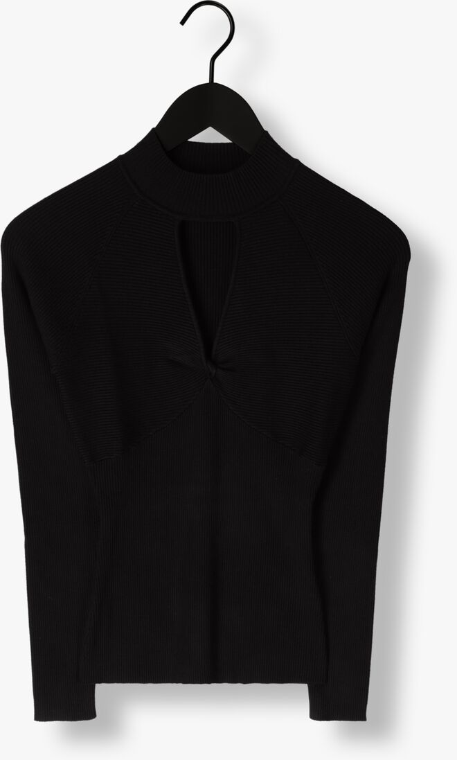 GUESS zwarte guess  ls twisted cut out rubie swtr