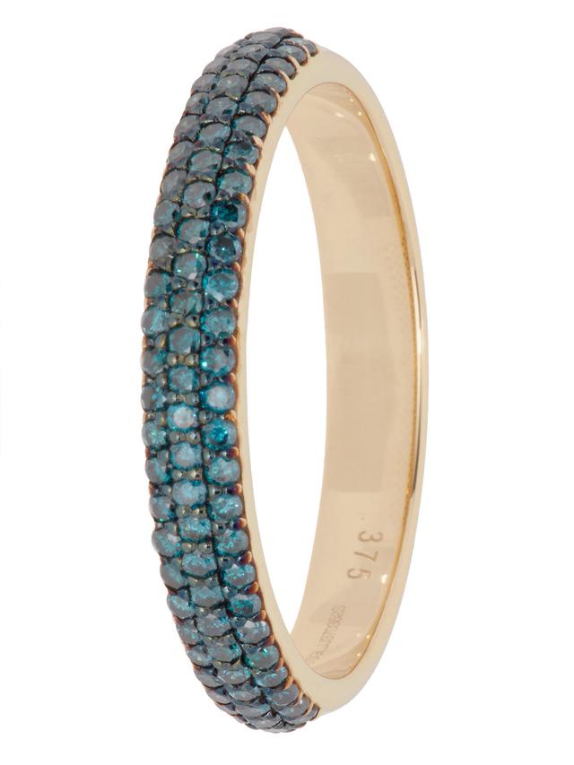 Rivière-Ring, Brillant, Gelbgold 375