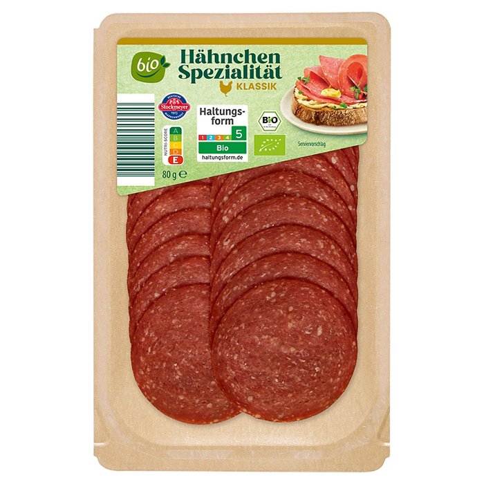 BIO Bio-Hähnchen Spezialität 80 g, Klassik