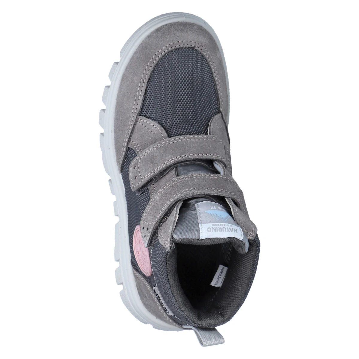 NaturinoKlettstiefeletten GEMINAE - DARK GREY-ROSE