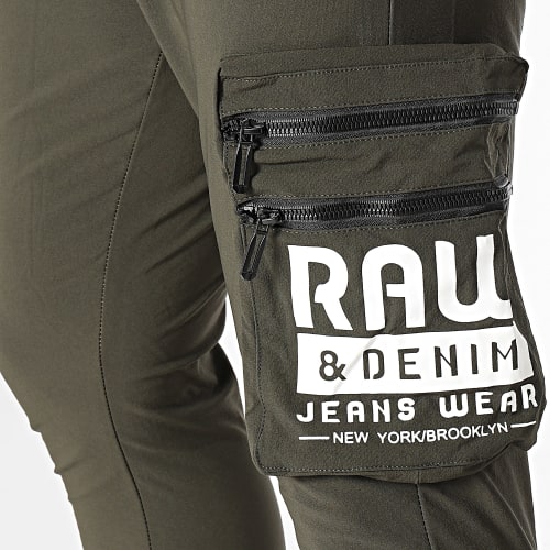 Pantalon Cargo Vert Kaki Foncé