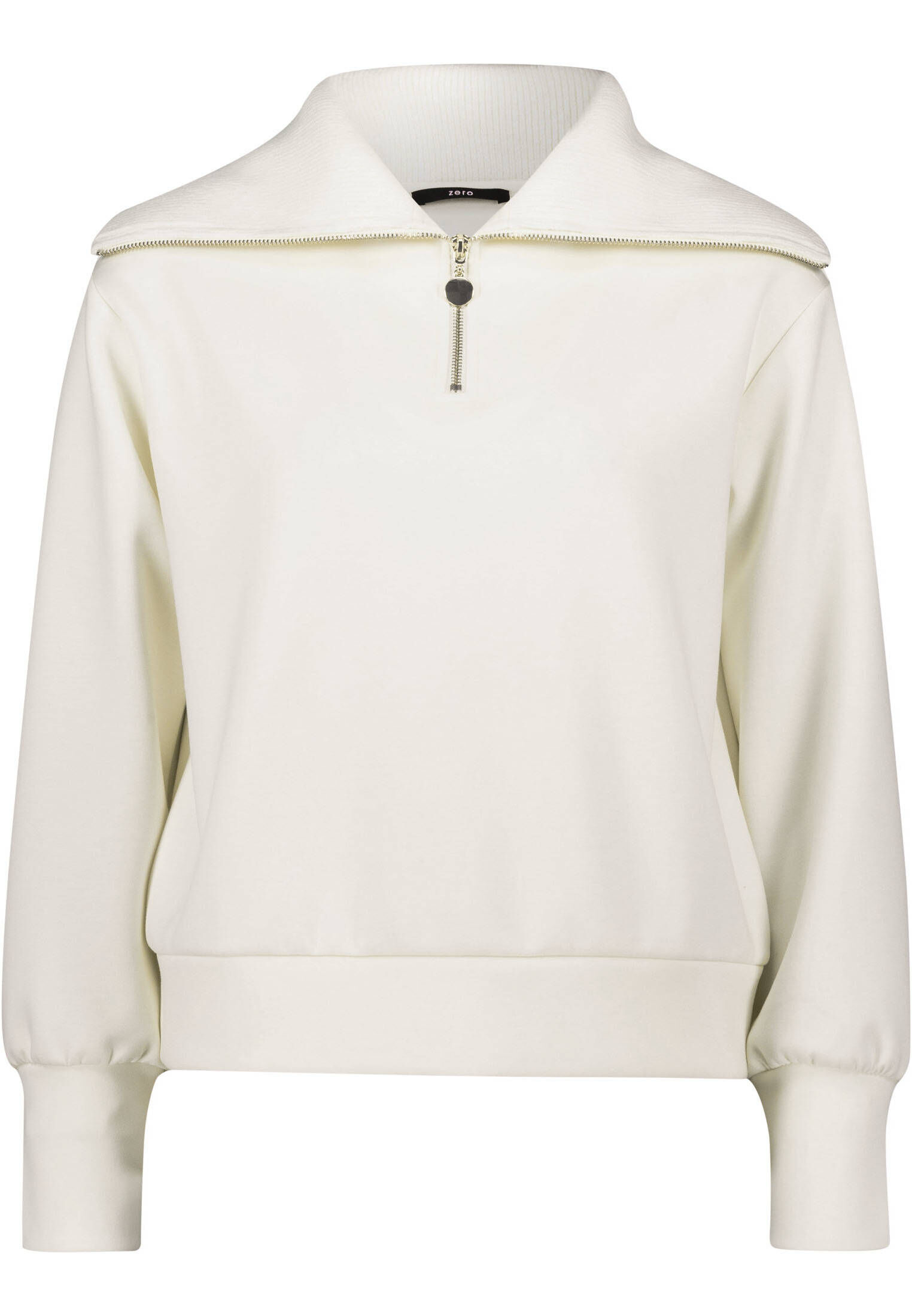 zero| Damen Sweatshirt mit Rollkragen