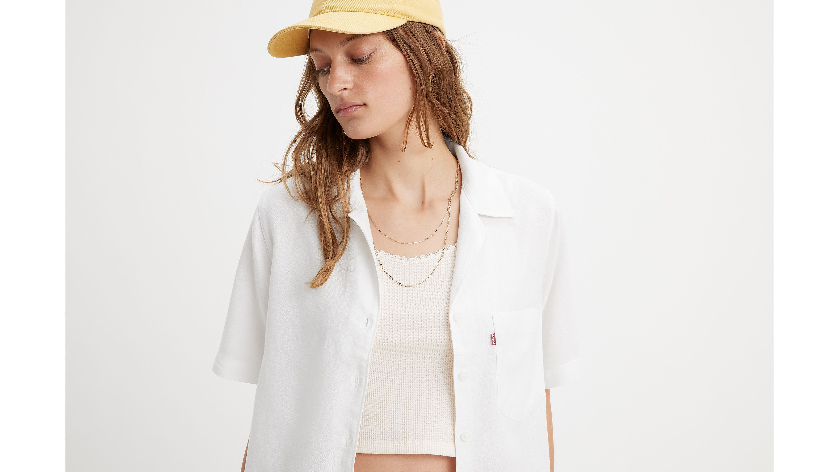 Chemise Joyce Resort - Bright White - Blanc
