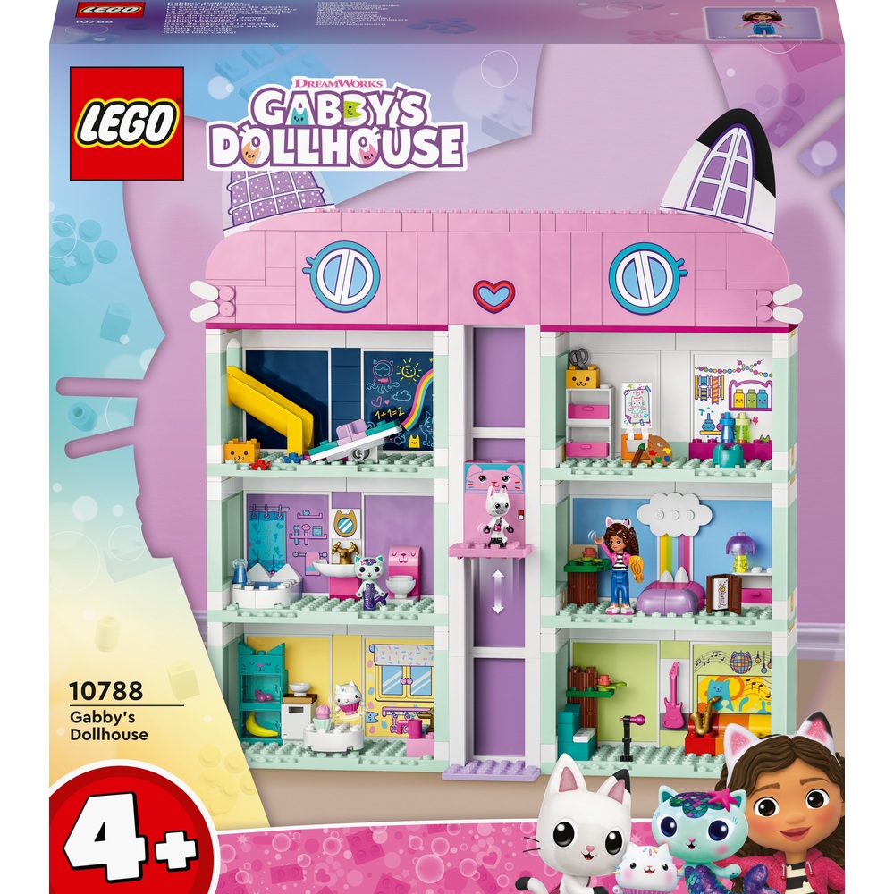 LEGO Gabbys Puppenhaus 10788 Spielset mit 4 Figuren